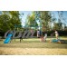 FITNESS REALITY KIDS 'The Ultimate' 8 Station Sports Series Metal Swing Set with Basketball and Soccer   565576953